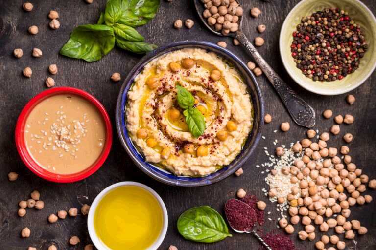3 Creamy Diabetic-Friendly Hummus Variations (Ready in 7 Min or Less!)